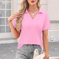 👚 ¡50% DE DESCUENTO AHORA! Camiseta informal femenina con escote en V – Ajuste relajado, tela suave y 16+ 🌈✨ colores