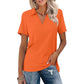👚 ¡50% DE DESCUENTO AHORA! Camiseta informal femenina con escote en V – Ajuste relajado, tela suave y 16+ 🌈✨ colores