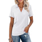 👚 ¡50% DE DESCUENTO AHORA! Camiseta informal femenina con escote en V – Ajuste relajado, tela suave y 16+ 🌈✨ colores