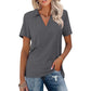 👚 ¡50% DE DESCUENTO AHORA! Camiseta informal femenina con escote en V – Ajuste relajado, tela suave y 16+ 🌈✨ colores