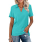 👚 ¡50% DE DESCUENTO AHORA! Camiseta informal femenina con escote en V – Ajuste relajado, tela suave y 16+ 🌈✨ colores