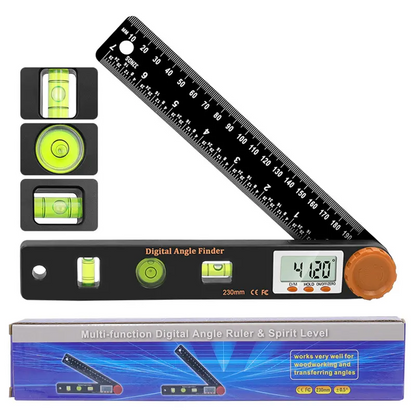 Escuadra digital 4 en 1 con nivel