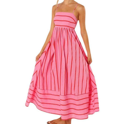🔥Vestido largo largo con tirantes finos
