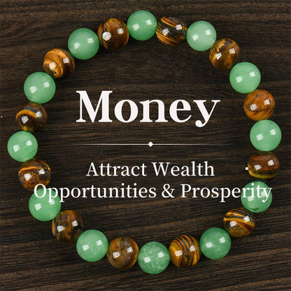 Pulsera elástica para atraer dinero