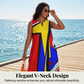 💥Vestido largo de verano con estampado artístico holgado — Envío gratuito para dos piezas