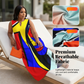 💥Vestido largo de verano con estampado artístico holgado — Envío gratuito para dos piezas