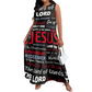 💥Vestido largo de verano con estampado artístico holgado — Envío gratuito para dos piezas