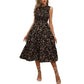 🥳Vestido casual sin mangas con estampado floral sin mangas🥳💞HOT SALE 2026
