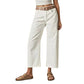 Pantalones clásicos sencillos de pierna ancha