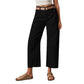 Pantalones clásicos sencillos de pierna ancha