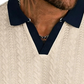 Camiseta casual de manga corta texturizada para hombre