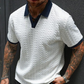 Camiseta casual de manga corta texturizada para hombre