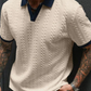 Camiseta casual de manga corta texturizada para hombre
