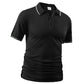 Camisa clásica de manga corta con cuello de hombre