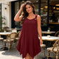 Vestido sin mangas para mujer con dobladillo asimétrico