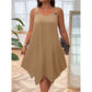 Vestido sin mangas para mujer con dobladillo asimétrico