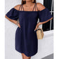 🔥VENTA CALIENTE ¡50% DE DESCUENTO!👗 Vestido Mini Elegante de Color Sólido para Mujer