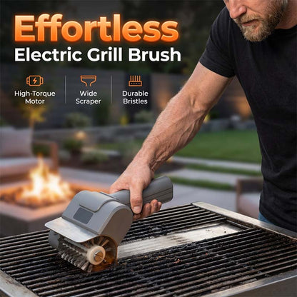 Cepillo eléctrico para barbacoa y limpieza de barbacoas