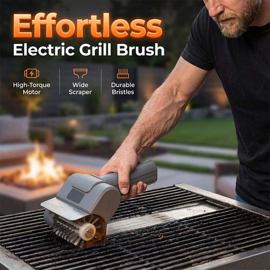Cepillo eléctrico para barbacoa y limpieza de barbacoas