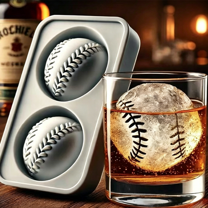 Molde para hielo con forma de pelota de béisbol