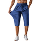 🩳 ¡TIEMPO LIMITADO 50% DE DESCUENTO! 💨 Pantalones deportivos capri de secado rápido para hombre – Elásticos con bolsillos con cremallera, versátiles 🏃 ♂️