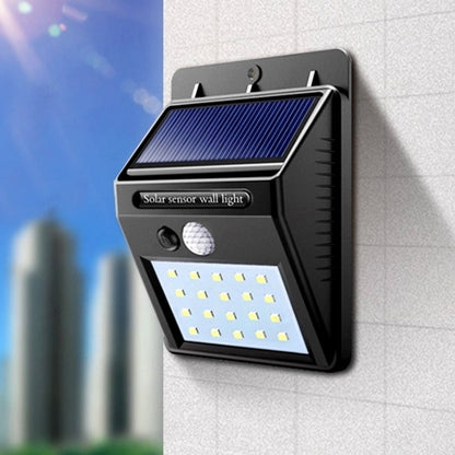 Luz de pared con sensor de movimiento alimentada por energía solar