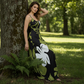 Vestido Maxi de tirantes finos con estampado floral