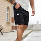 Pantalones cortos cargo de verano relajados para hombre