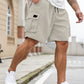 Pantalones cortos cargo de verano relajados para hombre