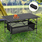 【🏕️Oferta limitada – ¡50% DE DESCUENTO!】 🪑 Mesa de camping portátil – Plegable, estable y de montaje rápido – Ideal para camping, picnic y playa ☀️