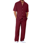Set casual de camisa y pantalones de manga corta para hombre