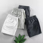 Pantalones casuales de lino mezclado a rayas para hombre