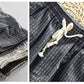 Pantalones casuales de lino mezclado a rayas para hombre