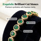 Pulsera elegante de halo de pedrería