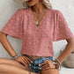 📢📢¡40% DE DESCUENTO! ⏰¡Blusa🦋de manga en V de cuello en V para mujer elegante y versátil!