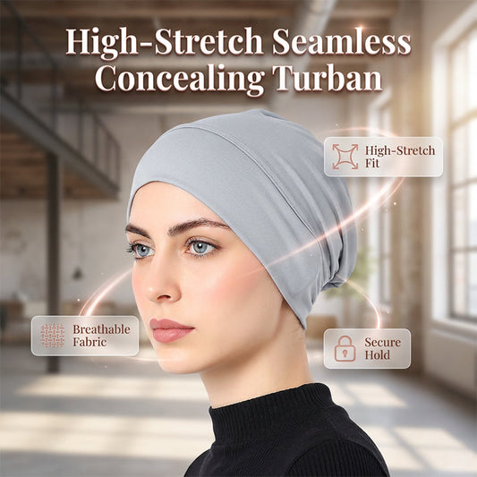 📢📢¡50% DE DESCUENTO! ⏰Gorra de turbante de estiramiento suave para mujeres