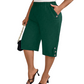 👖Pantalones capri de cintura elástica, casuales y cómodos para mujer, recién llegados❣️