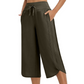 📢📢¡40% DE DESCUENTO! ⏰Pantalones Capri de pierna ancha casuales para mujer