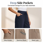 Pantalones cortos holgados de corte holgado de color liso para mujer