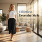 Pantalones cortos holgados de corte holgado de color liso para mujer