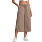 Pantalones cortos holgados de corte holgado de color liso para mujer