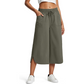 Pantalones cortos holgados de corte holgado de color liso para mujer