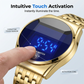 Reloj Digital Moderno con Pantalla Táctil LED para Hombre