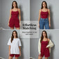 Conjunto Casual de Dos Piezas para Descanso con Camisola y Shorts