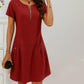 👗 ¡TIEMPO LIMITADO 50% DE DESCUENTO! 🌸 Vestido de mujer con medio cierre y bolsillo – Detalles modernos, corte favorecedor, comodidad ✨ durante todo el día