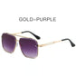 Gafas de Sol Retro Degradadas con Protección UV400