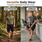 Pantalones cortos tácticos de trabajo masculinos hasta la rodilla