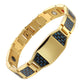 Pulsera de Terapia Magnética de Acero de Titanio para Hombre