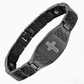 Pulsera de Terapia Magnética de Acero de Titanio para Hombre