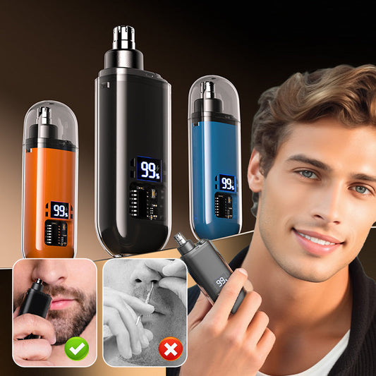 🔥 ¡50 % DE DESCUENTO! ✨ Cortapelos nasal inteligente: corte indoloro, resistente al agua según la norma IPX7, carga rápida por USB-C, indicador LED ✂️⚡